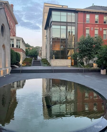 urban water fountain